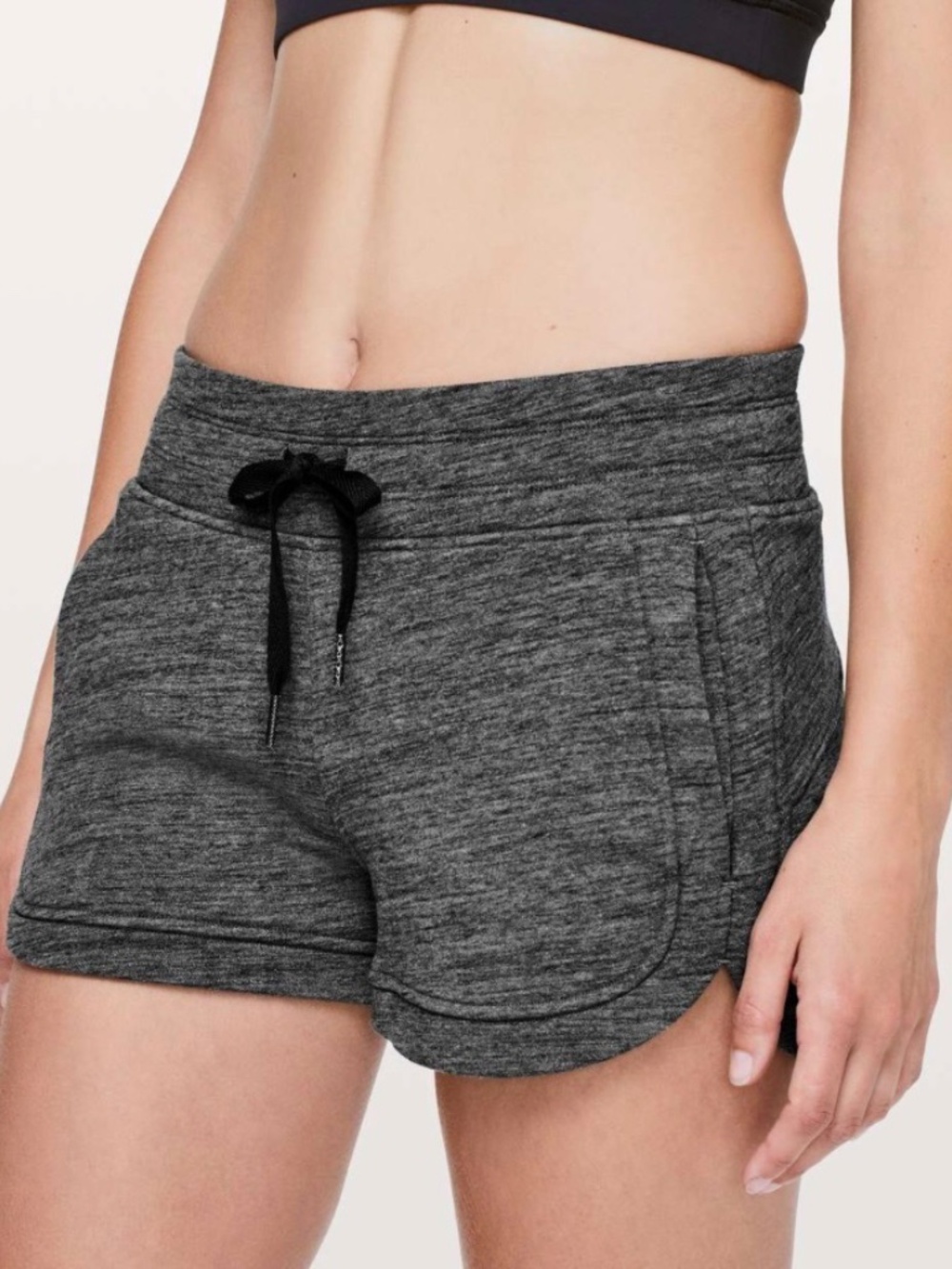 Lululemon Hit Reset Short | Heathered Core Dark Grey | Size 6